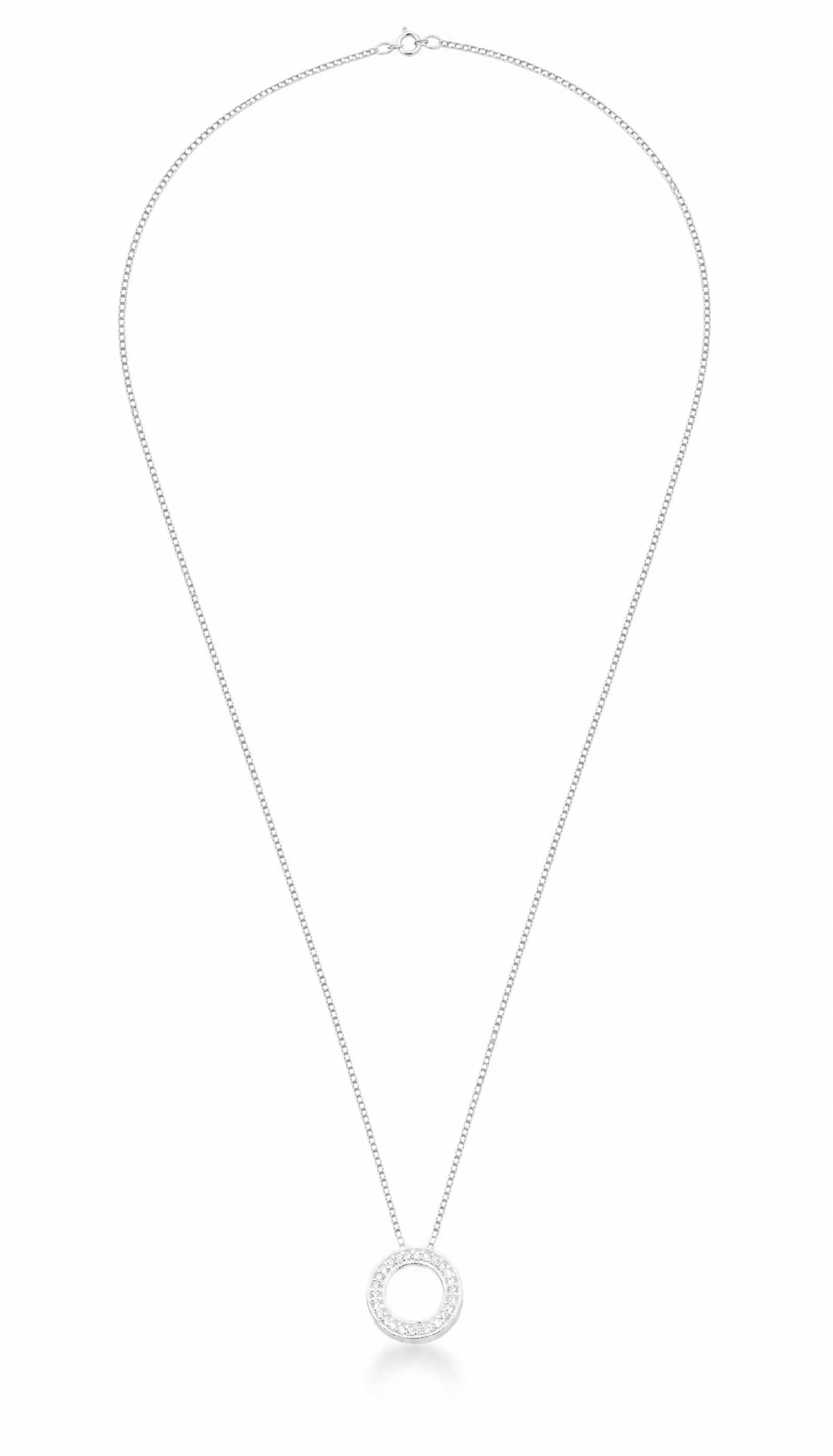 Collier rond orné de strass